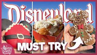 10 MUST TRY Disneyland Christmas Snacks You Have to Get in 2022 [upl. by Athal]