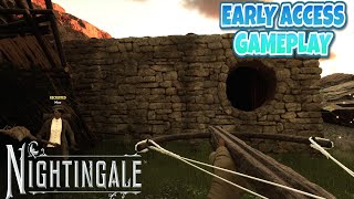 Nightingale  Early Access Survival Impressions Gameplay [upl. by Ahsille]