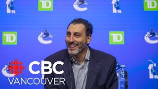 Former Canuck Luongo inducted into Ring of Honour [upl. by Odlanor547]