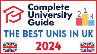 Rankings 2024  COMPLETE UNIVERSITY GUIDE  LIST OF ALL UNIVERSITIES IN UK [upl. by Dunning]