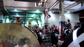 Ohio State University Marching Band Marching into the Shoe Jason Stuckert Dismisses Band 11192011 [upl. by Garnett]