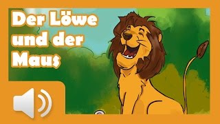 Der Löwe und die Maus  Märchen für Kinder  Hörbuch auf Deutsch [upl. by Reace]