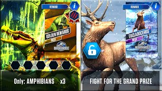 AMPHIBIANS BATTLE AND EUCLADOCEROS UNLOCK  HT GAME [upl. by Auqinaj]