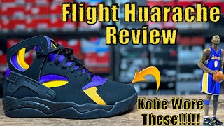 Nike Flight Huarache quotKobequot Review [upl. by Bovill664]