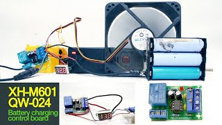 XH M601 or QW 024 Battery charging control 12V 9V how to set lower upper voltage [upl. by Georgetta]