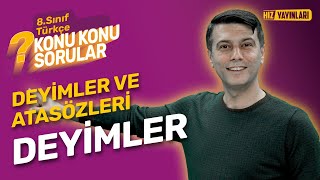 Konu Konu Sorular  8 Sınıf Türkçe Konu Anlatımı Soru Çözümü  Deyimler  LGS 2024 [upl. by Cantone]