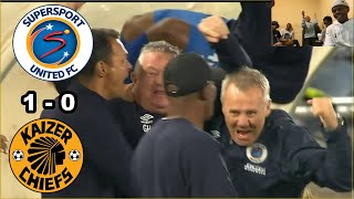 Supersport United vs Kaizer Chiefs  All Goals  Extended Highlights  Betway Premiership [upl. by Rossuck454]