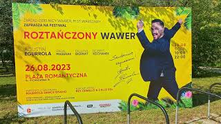 Warszawa  Roztańczony Wawer Plaża Romantyczna 26082023 [upl. by Salokin]