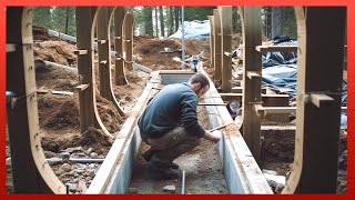 Family Builds Amazing Mountain House in 30 Months  Start to Finish Construction woodjunkieyt [upl. by Misti]