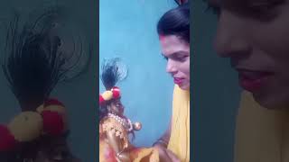 bada man mohe Kanha mohani muratiyashort video Krishna£bhajan [upl. by Noevad]