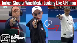 Viral Turkish Olympic Shooter Wins Medal With Minimal Gear Why The US Didnt Dominate Shooting [upl. by Hallimaj]