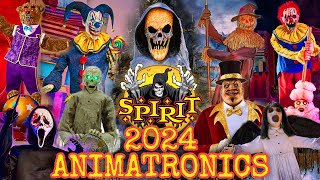 Spirit Halloween 2024 ANIMATRONICS in ACTION [upl. by Neumark617]