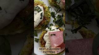 Best Zucchini Fritters Recipe zucchinirecipes zucchini fritters [upl. by Nnaeilsel417]