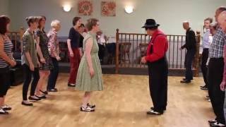 Strictly Jitterbug Basic Step amp Basic Kick step [upl. by Lorenzana452]