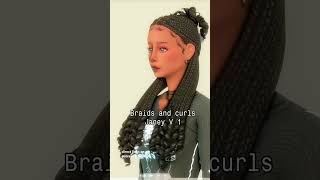 the sims 4 maxis match hair custom content cc [upl. by Nicram]