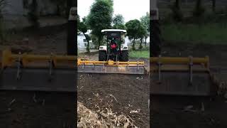 agriona 12 feet rotavator working in Punjab for booking 9503552092 [upl. by Medlin]