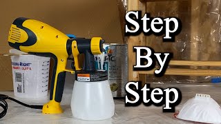 How To Use Wagner Paint Sprayer Complete Guide Step By Step [upl. by Dralliw]