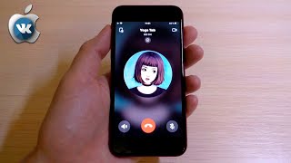 Vkontakte Incoming Call iOS [upl. by Edris]