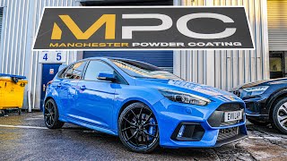 WE GOT OUR FOCUS RS WHEELS POWDERCOATED  BUT WAS IT ANY GOOD [upl. by Ailemap]