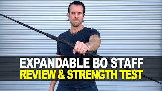 Expandable Bo Staff Review amp Strength Test [upl. by Carlota]