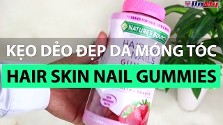 Kẻo Dẻo Đẹp Da Hair Skin amp Nails Gummies Nature’s Bounty  Đồ Mỹ vn  domyvn [upl. by Ehcnalb]