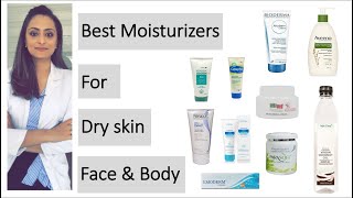 Moisturiser for dry skin for Face and body  product recommendations  dermatologist [upl. by Belen727]