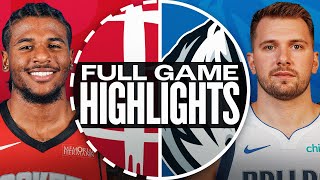 ROCKETS at MAVERICKS  FULL GAME HIGHLIGHTS  October 31 2024 [upl. by Topliffe]