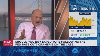 Jim Cramer talks which stocks do well when the Fed starts cutting rates [upl. by Bywoods]