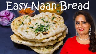 Quick Naan Bread Recipe [upl. by Ravilob]