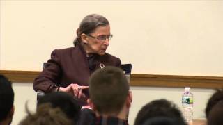 A conversation with Ruth Bader Ginsburg at HLS [upl. by Pros]