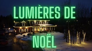 Installation lumières de Noël à Blainville  Éclairage Extérieur Montréal  Éclairage de Noël [upl. by Varick]