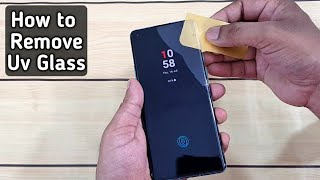 How to Remove UV Glass From Oneplus 8 Pro  Samsung S20 ultra [upl. by Aryajay]