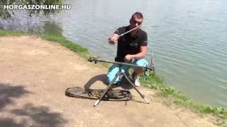 A Carp Academy Extreme Rod Pod bemutató horgászvideó [upl. by Leidag]