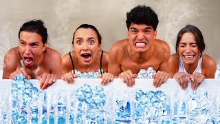 ICE BATH CHALLENGE MARRIED VS DATING [upl. by Gwendolyn589]