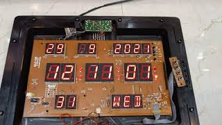 Ajanta Digital Clock Time Configuration If Push Button Not Working fullpackage [upl. by Nottnerb]