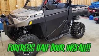 2018 Polaris Ranger XP 1000 Fortress Door Install [upl. by Sholem]