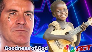 African Cowboy Singer Make Simon to Cry with quotGoodness of Godquot Powerful worship Song  AGT 2024 [upl. by Leilani42]