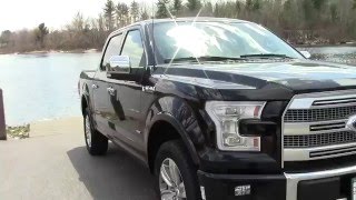 2016 Ford F150 Platinum  Road Test amp Review [upl. by Obediah430]