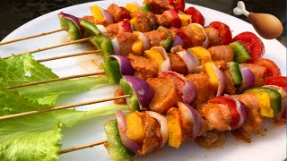 Chicken Shashlik Recipe  Stick Kebab Recipe [upl. by Alahc341]