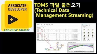 TDMSTechnical Data Management Streaming 파일 불러오기 동영상 강좌 [upl. by Tellford]