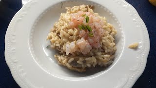 RISOTTO MARE E MONTI CON CARCIOFI E SCAMPI [upl. by Derman]