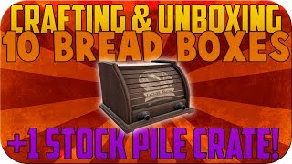 TF2 Crafting amp Unboxing 10 new Bread Boxes  Uncrating a New Stockpile crate  Love amp War update [upl. by Carlota]