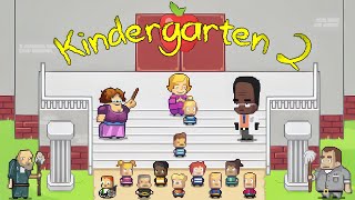 Kindergarten 2  Полное прохождение игры  Все карточки и костюмы  Секретная концовка [upl. by Atinet]