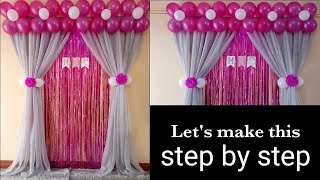 Birthday decoration ideas at home [upl. by Anirok]