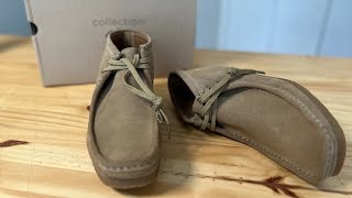 CLARKS SHACRE Wallabee Boot  Review [upl. by Neyuh]