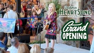 Dolly Parton At Dollywoods HeartSong Lodge amp Resort Grand Opening  Pigeon Forge Tennessee [upl. by Enailuj238]