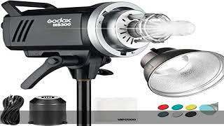 Godox MS300 Compact Studio Flash 300W 24G Wireless Monolight with 150W Modeling LampOutstanding P [upl. by Enywtna]