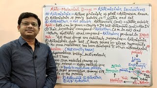 Antimalarial Drug Part10 Final Artemisinin Pharmacology amp Mechanism of Action  Antimalarial Drug [upl. by Dloreg175]