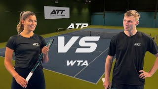 ATP vs WTA Michelle vs Luke tiebreak to 10 [upl. by Airtap]