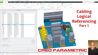 Creo Parametric  Cable Harness Design  Logical Referencing [upl. by Magel]